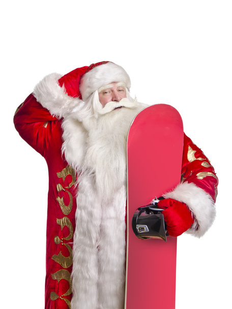 Santa Claus be proud of the new snowboard - Foto, Imagen