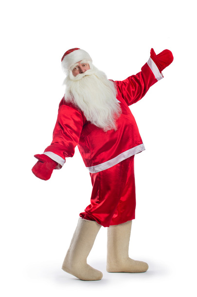 Santa Claus está bailando
 - Foto, imagen