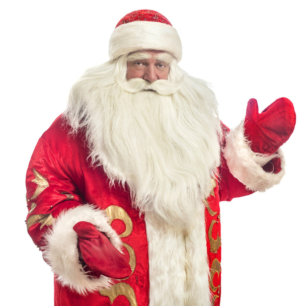Santa Claus on a white background - Фото, зображення