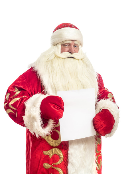 Santa Claus on a white background - Фото, зображення