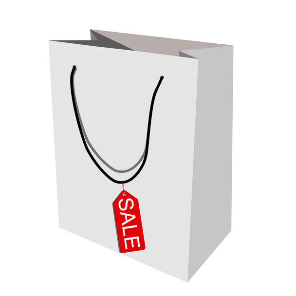 Paper bag sale - Vector, Image