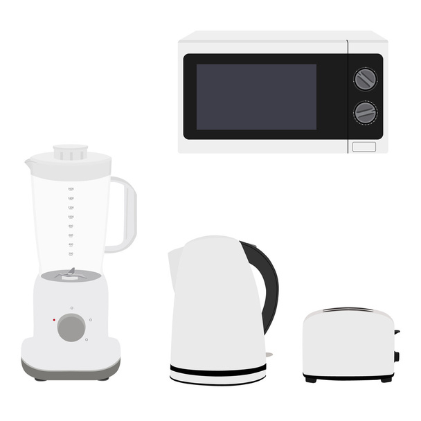 Küchengeräte-Set - Vektor, Bild