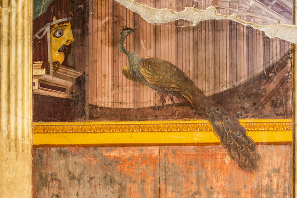 Antik Roma fresk - Fotoğraf, Görsel
