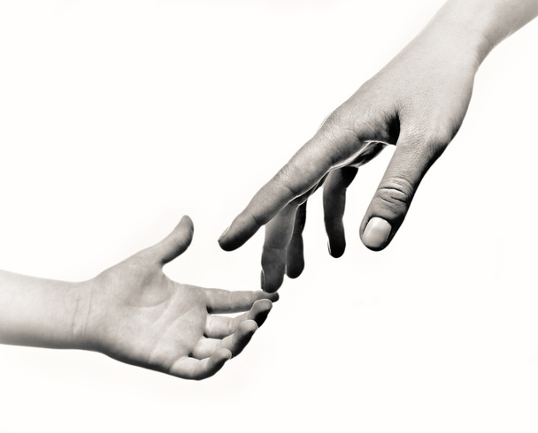Dítě a matka ruce - Fotografie, Obrázek