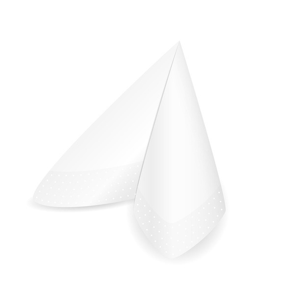 servilleta de papel blanco
 - Vector, imagen