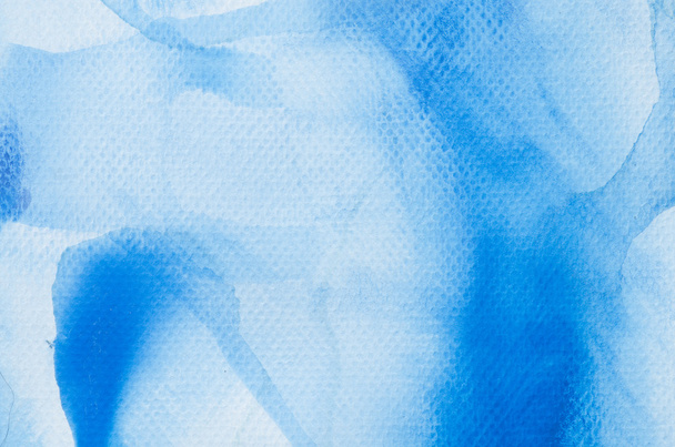 blue watercolor background texture - Фото, зображення