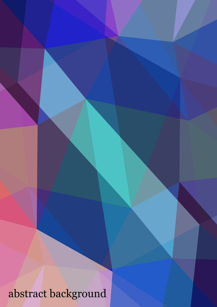 Triangle background. Colorful polygons. Abstract background in r - Vector, afbeelding