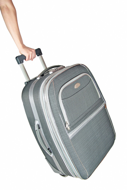 Suitcase on wheels - Фото, изображение