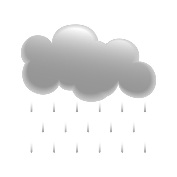 Regenwolken - Vektor, Bild
