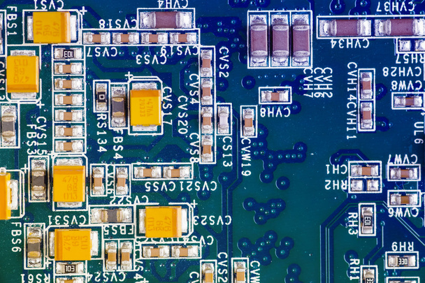 Integrated Circuit Board of a Hard Disk - Fotoğraf, Görsel