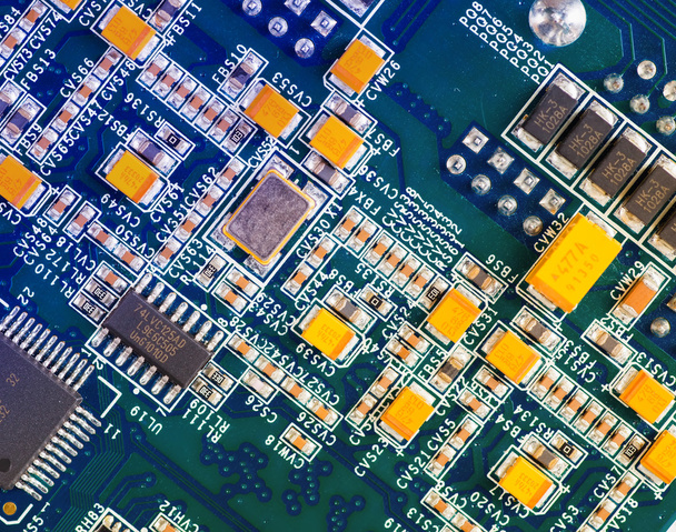 Integrated Circuit Board of a Hard Disk - Valokuva, kuva