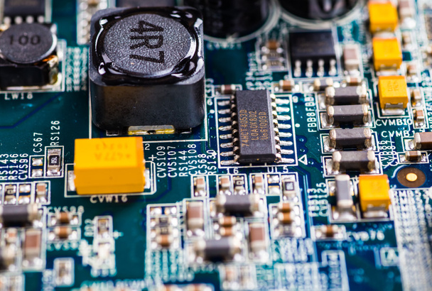 Integrated Circuit Board of a Hard Disk - Foto, Bild