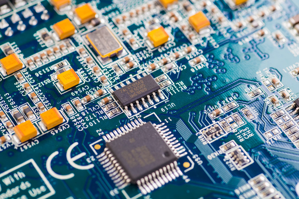 Integrated Circuit Board of a Hard Disk - Фото, изображение