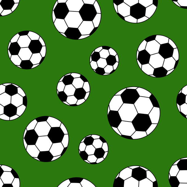 seamless soccer ball - Vector, Image