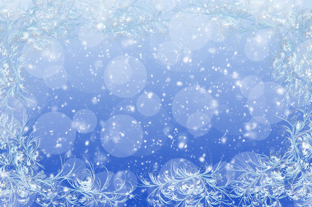 Χριστούγεννα νιφάδες χιονιού ανοιχτό φόντο. Έκδοση ράστερ - Φωτογραφία, εικόνα