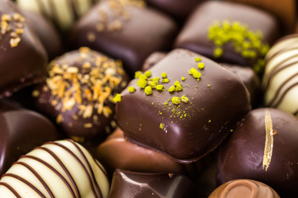 chocolates surtidos gourmet
 - Foto, Imagen