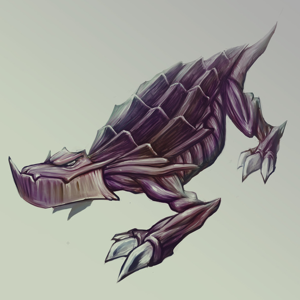 Sneaky mythique reptile concept art
 - Photo, image