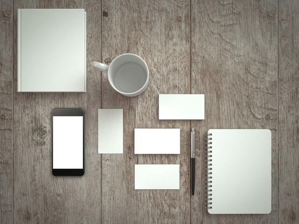 Mockup business template. Set of elements for branding identity - Valokuva, kuva