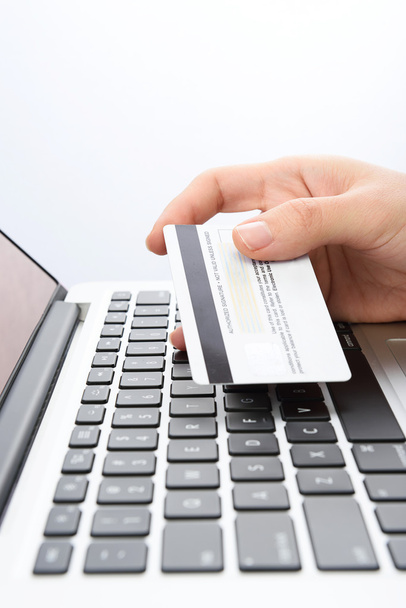 Zakup online za pomocą karty kredytowej - Zdjęcie, obraz