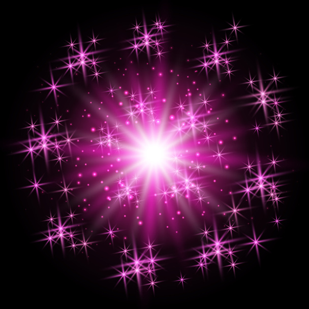 Flash csillag supernova - Vektor, kép