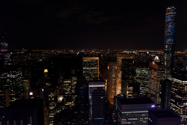 μια ωραία θέα πάνω από την πόλη της Νέας Υόρκης - Φωτογραφία, εικόνα