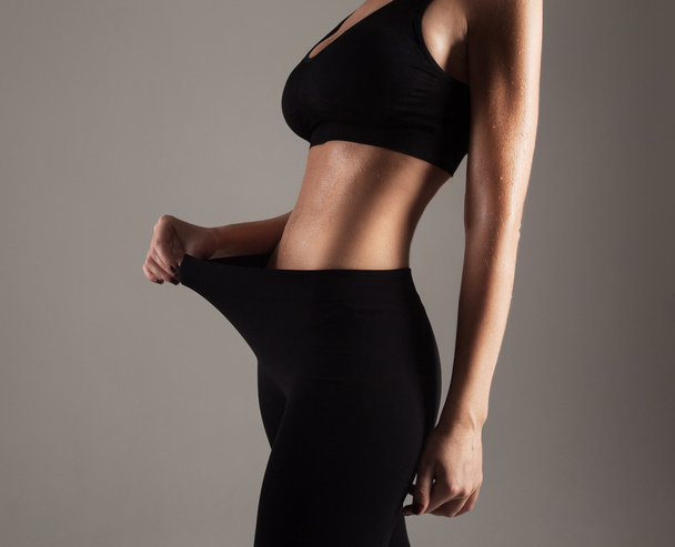 Model showing her slim figure - Photo, Image