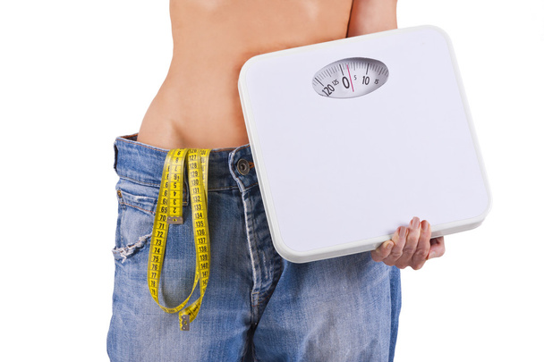 Donna magra, concetto di dieta
 - Foto, immagini