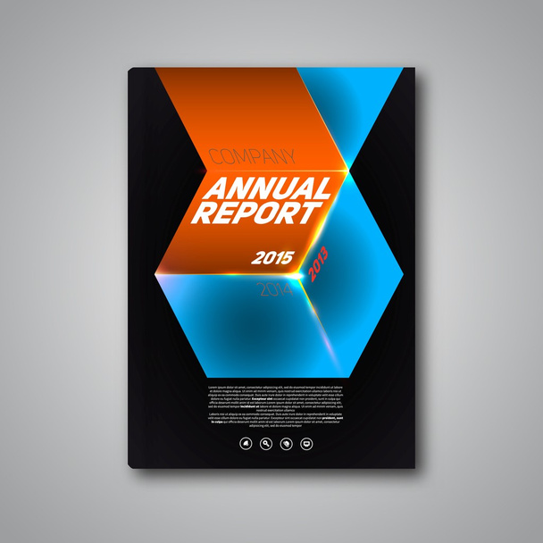annual report business template - Vector, Image