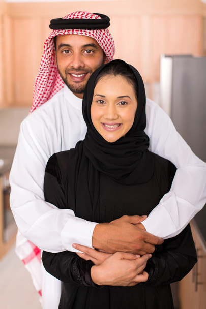 muslim couple at home - Photo, Image