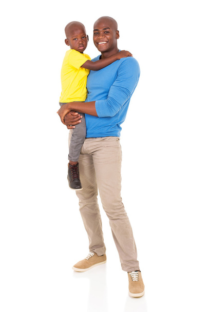 black man with son - Фото, зображення