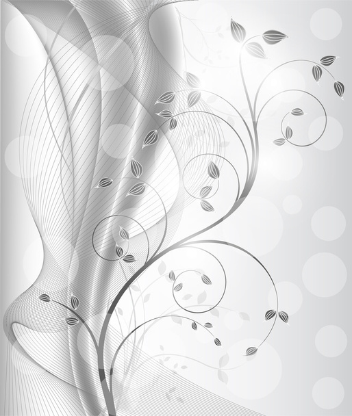Floral background vector - Vetor, Imagem
