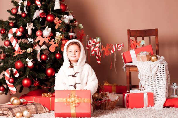 bambina alla vigilia di Natale
 - Foto, immagini