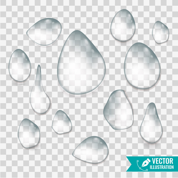 Drop of water - Vector, Image