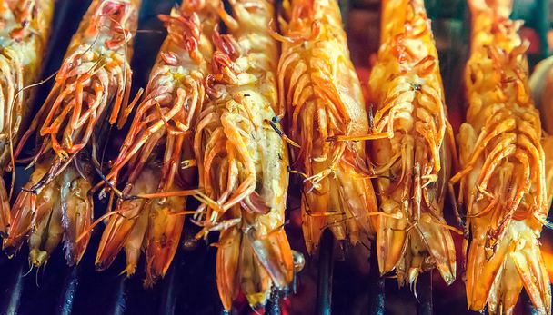 prawns cooking seafood - Valokuva, kuva