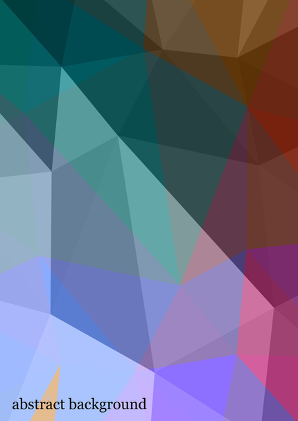 Triangle background. Colorful polygons. Abstract background in r - Διάνυσμα, εικόνα