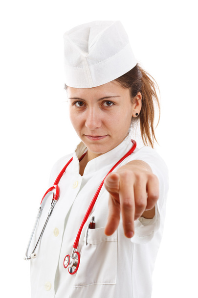Female doctor with stethoscope - Foto, Imagem