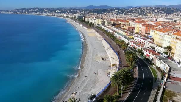 Nice - Promenade des Anglais časová prodleva - Záběry, video