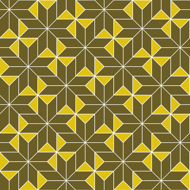 Seamless 3d geometric abstract pattern - ベクター画像