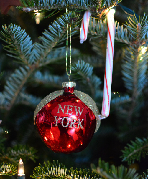 Νέα Υόρκη Χριστούγεννα στολίδι - Φωτογραφία, εικόνα