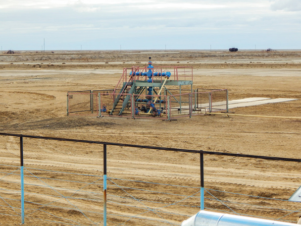 Gas wells field - Photo, Image