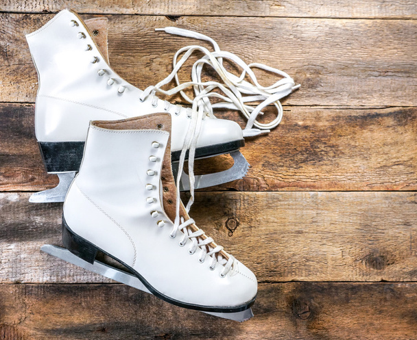 Retro figure skates - Foto, imagen