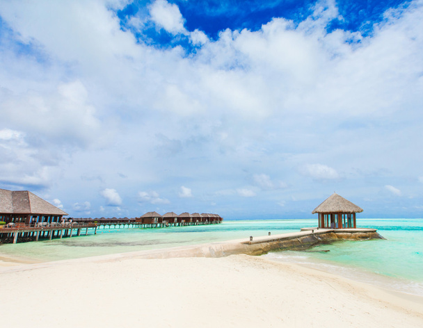 playa tropical en Maldivas - Foto, imagen