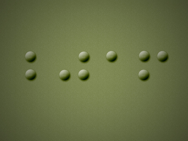 Yeni yıl 2016 yılında Braille dil - Fotoğraf, Görsel