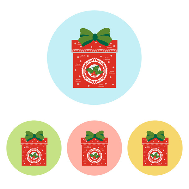 Christmas Present icon - Vector, imagen