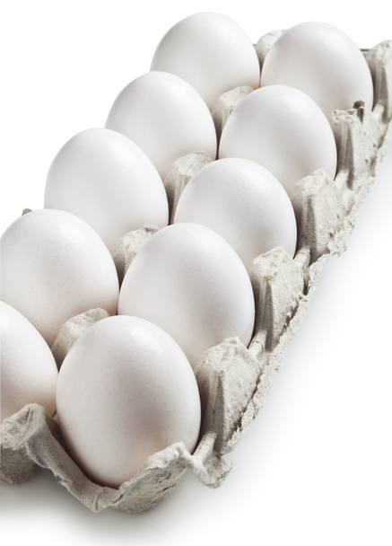 White eggs - Foto, Imagem