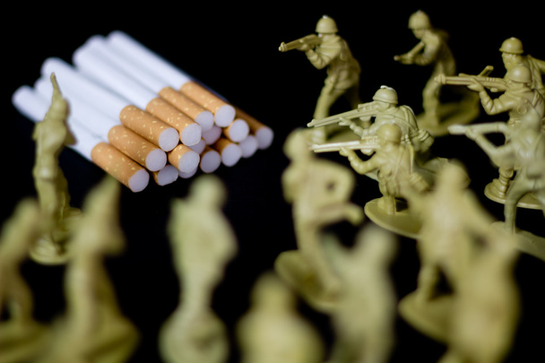 guerra contra o tabagismo
 - Foto, Imagem