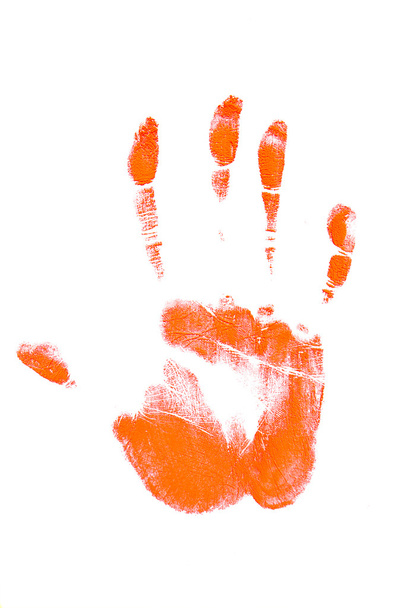 Red handprint - Fotó, kép