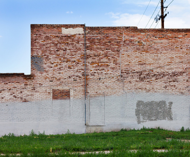 Grunge Covered Brick Wall - Photo, Image