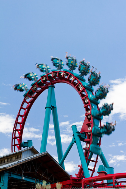 rollercoaster ride heyecan heyecan arayanlar - Fotoğraf, Görsel