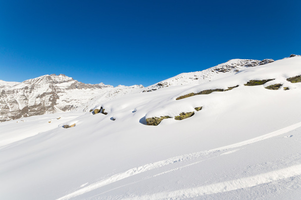 Majestic mountain peaks in winter in the Alps - Valokuva, kuva